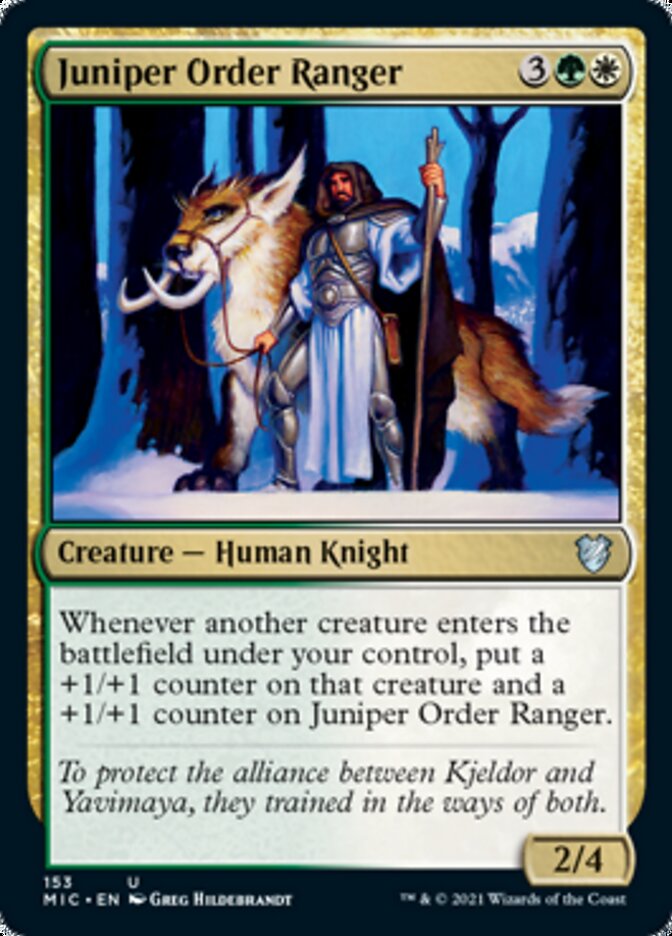 Juniper Order Ranger [Innistrad: Midnight Hunt Commander] | Gamer Loot