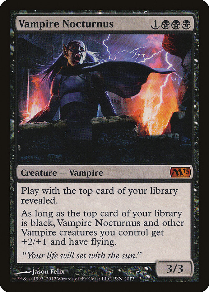 Vampire Nocturnus (Duels of the Planeswalkers Promos) [Duels of the Planeswalkers Promos 2012] | Gamer Loot