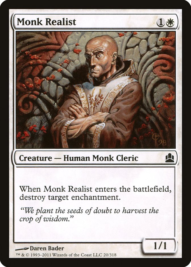 Monk Realist [Commander 2011] | Gamer Loot