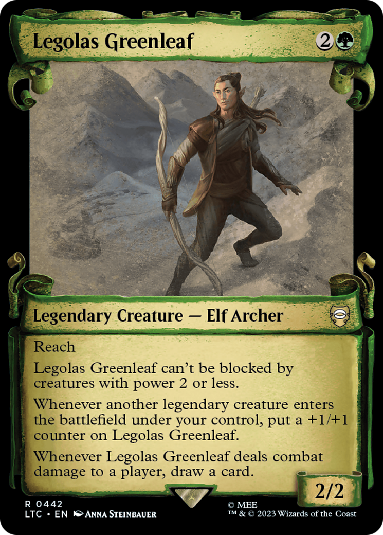 Legolas Greenleaf [The Lord of the Rings: Tales of Middle-Earth Commander Showcase Scrolls] | Gamer Loot