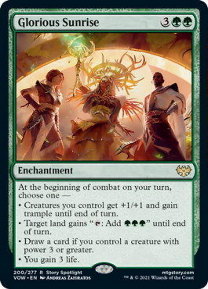Glorious Sunrise [Innistrad: Crimson Vow] | Gamer Loot