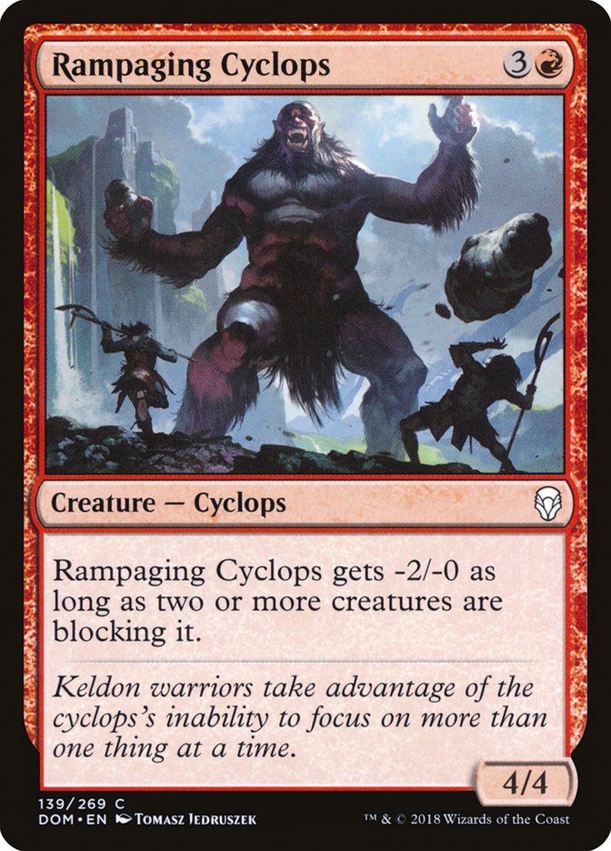 Rampaging Cyclops [Dominaria] | Gamer Loot