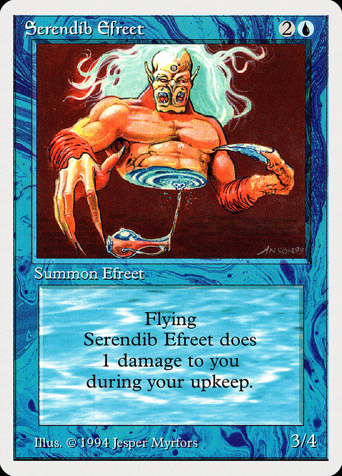 Serendib Efreet [Summer Magic / Edgar] | Gamer Loot