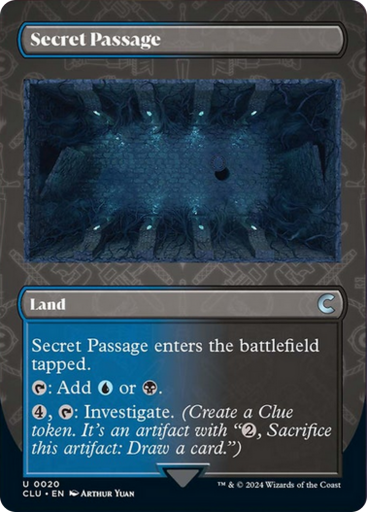Secret Passage (Borderless) [Ravnica: Clue Edition] | Gamer Loot