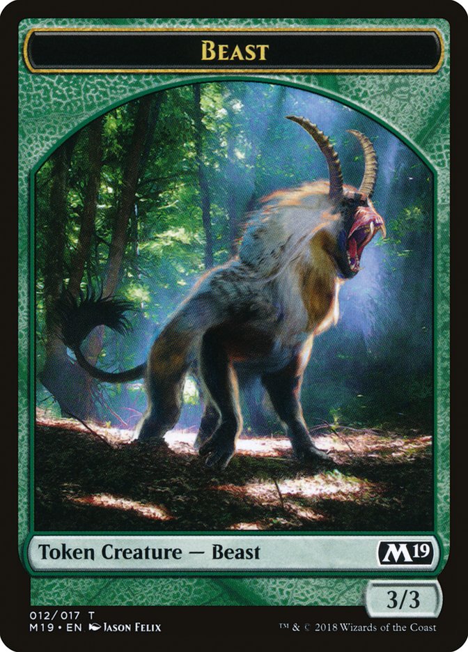 Beast [Core Set 2019 Tokens] | Gamer Loot