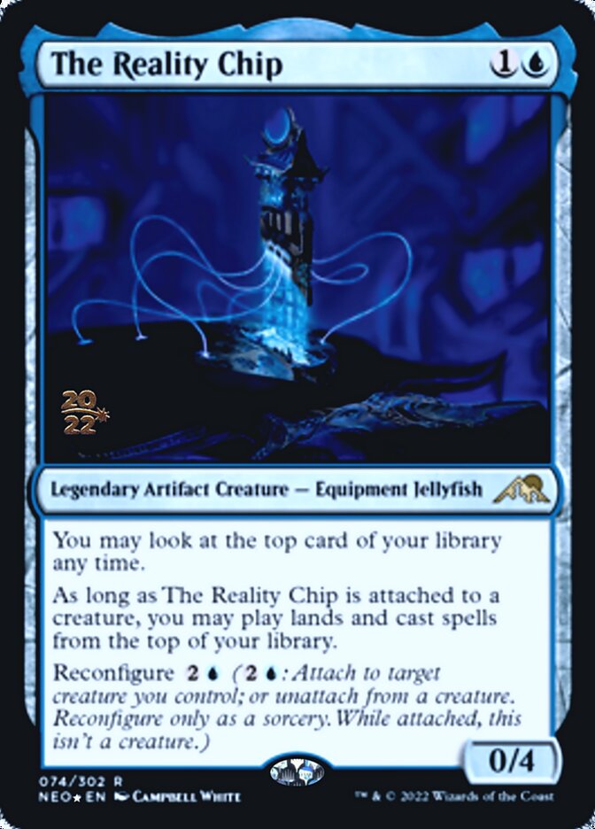 The Reality Chip [Kamigawa: Neon Dynasty Prerelease Promos] | Gamer Loot