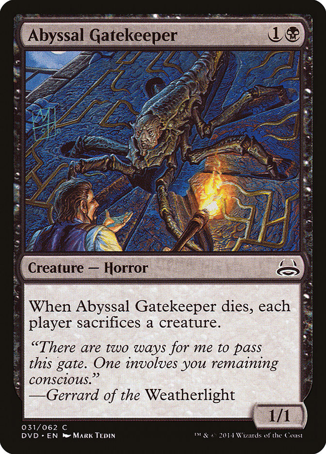 Abyssal Gatekeeper (Divine vs. Demonic) [Duel Decks Anthology] | Gamer Loot