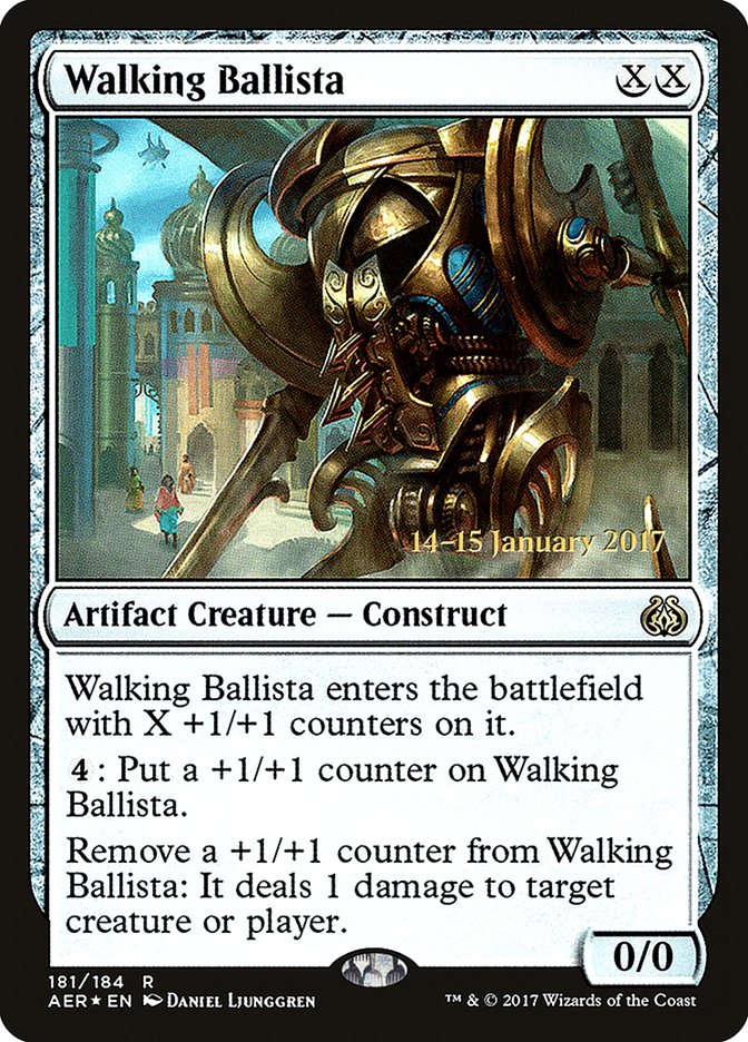 Walking Ballista  [Aether Revolt Prerelease Promos] | Gamer Loot