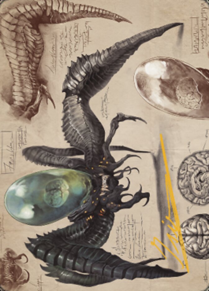Psychosis Crawler Art Card (Gold-Stamped Signature) [The Brothers' War Art Series] | Gamer Loot