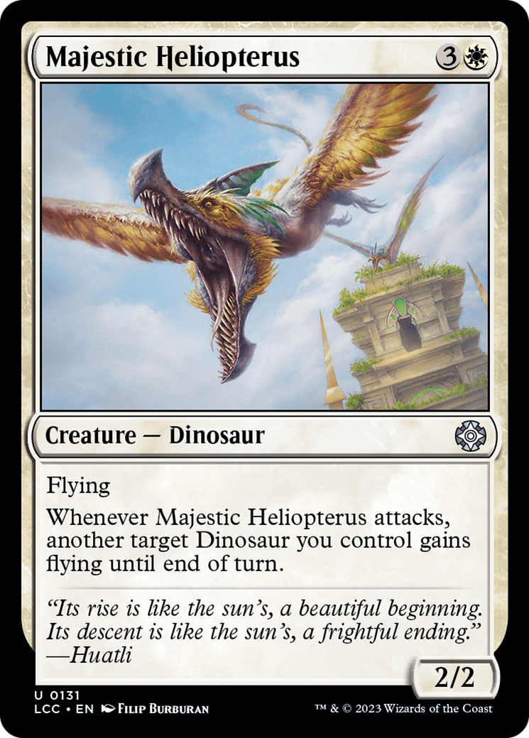 Majestic Heliopterus [The Lost Caverns of Ixalan Commander] | Gamer Loot