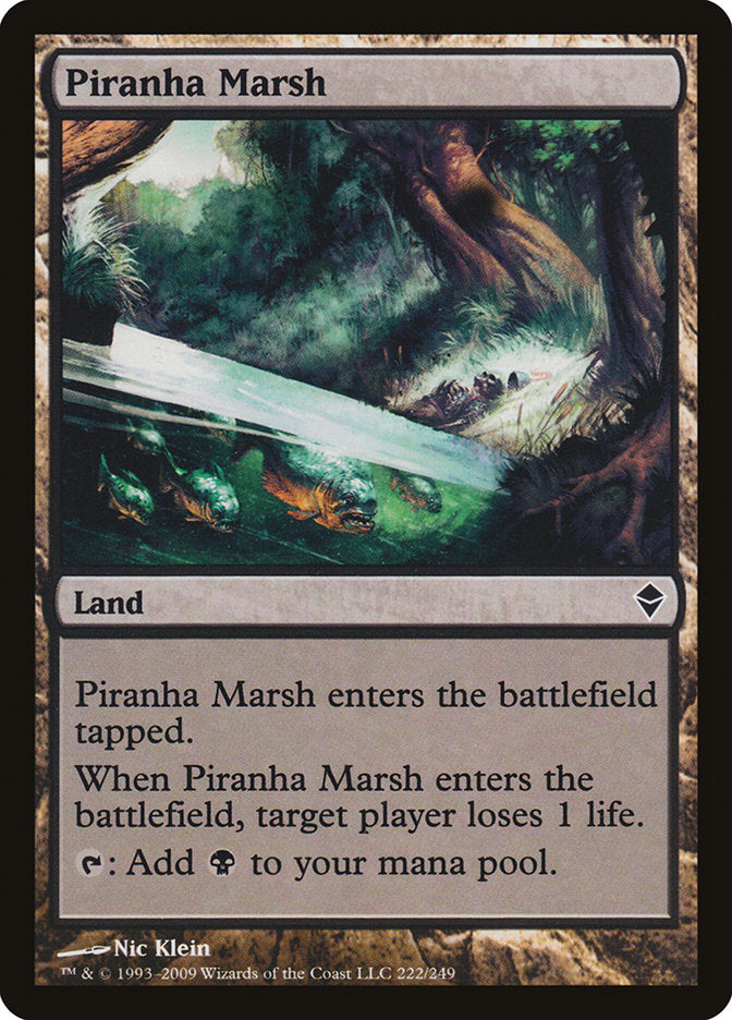 Piranha Marsh [Zendikar] | Gamer Loot