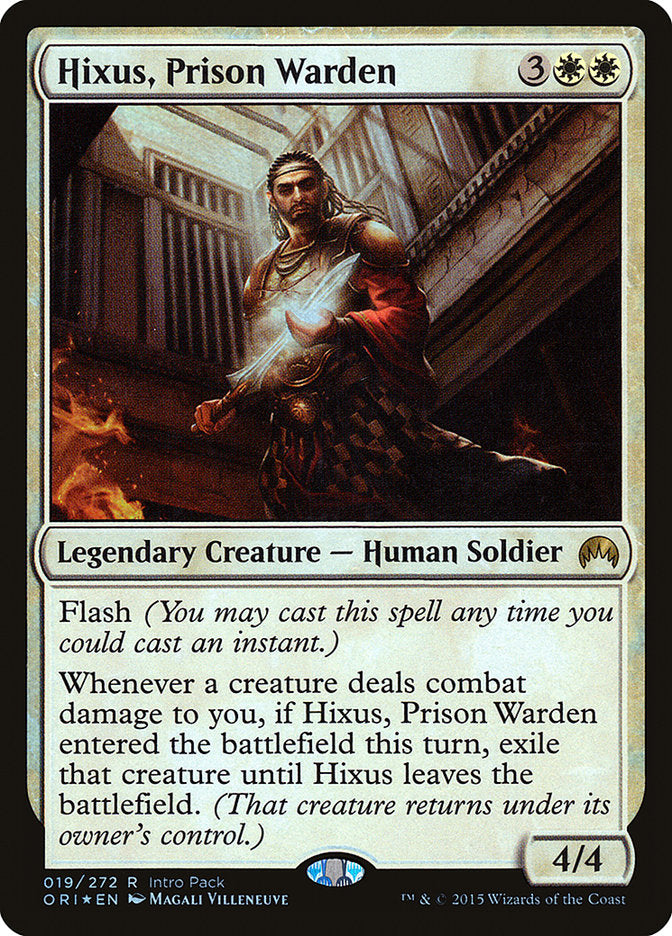 Hixus, Prison Warden [Magic Origins Promos] | Gamer Loot