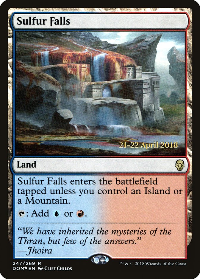 Sulfur Falls  [Dominaria Prerelease Promos] | Gamer Loot