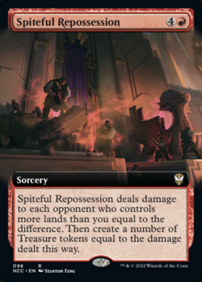 Spiteful Repossession (Extended Art) [Streets of New Capenna Commander] | Gamer Loot