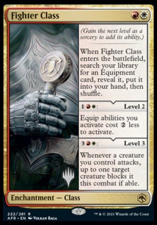 Fighter Class (Promo Pack) [Dungeons & Dragons: Adventures in the Forgotten Realms Promos] | Gamer Loot