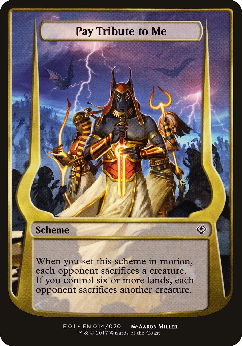 Pay Tribute to Me (Schemes) [Archenemy: Nicol Bolas Schemes] | Gamer Loot