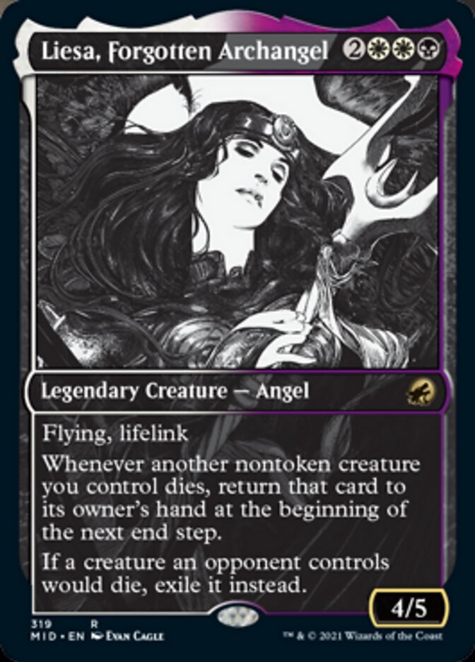 Liesa, Forgotten Archangel (Showcase Eternal Night) [Innistrad: Midnight Hunt] | Gamer Loot