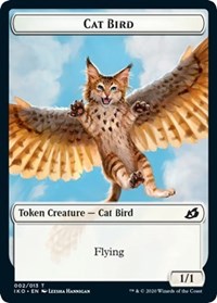 Cat Bird // Human Soldier (004) Double-sided Token [Ikoria: Lair of Behemoths Tokens] | Gamer Loot