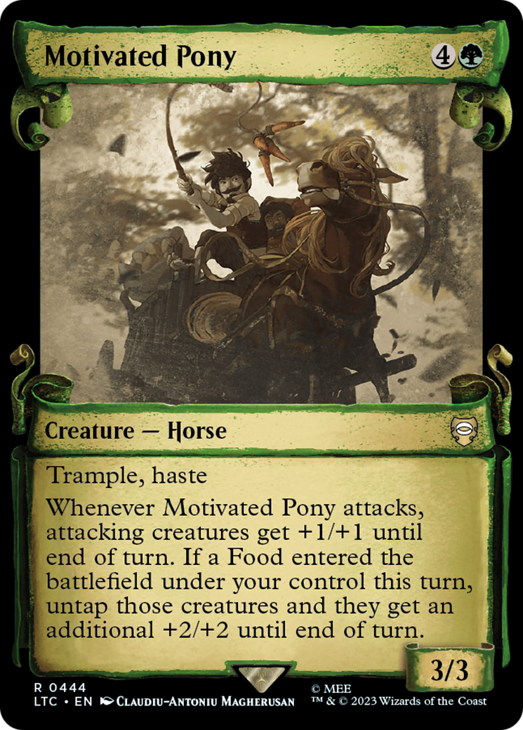 Motivated Pony [The Lord of the Rings: Tales of Middle-Earth Commander Showcase Scrolls] | Gamer Loot