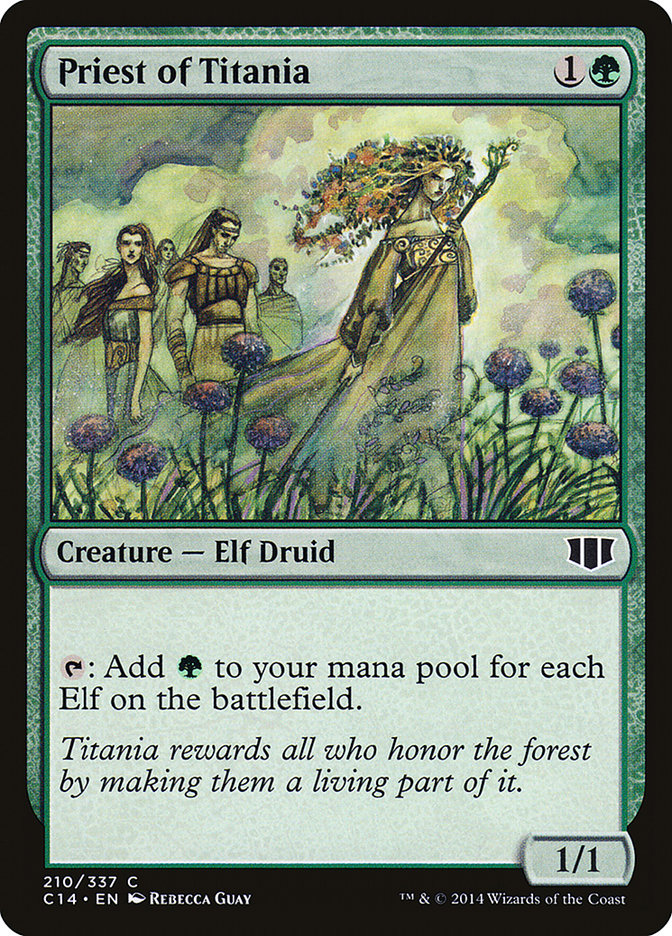 Priest of Titania [Commander 2014] | Gamer Loot