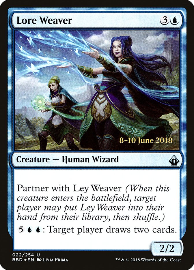 Lore Weaver  [Battlebond Prerelease Promos] | Gamer Loot