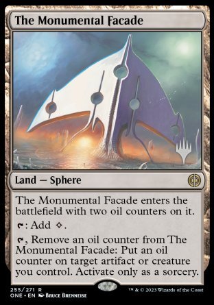 The Monumental Facade (Promo Pack) [Phyrexia: All Will Be One Promos] | Gamer Loot