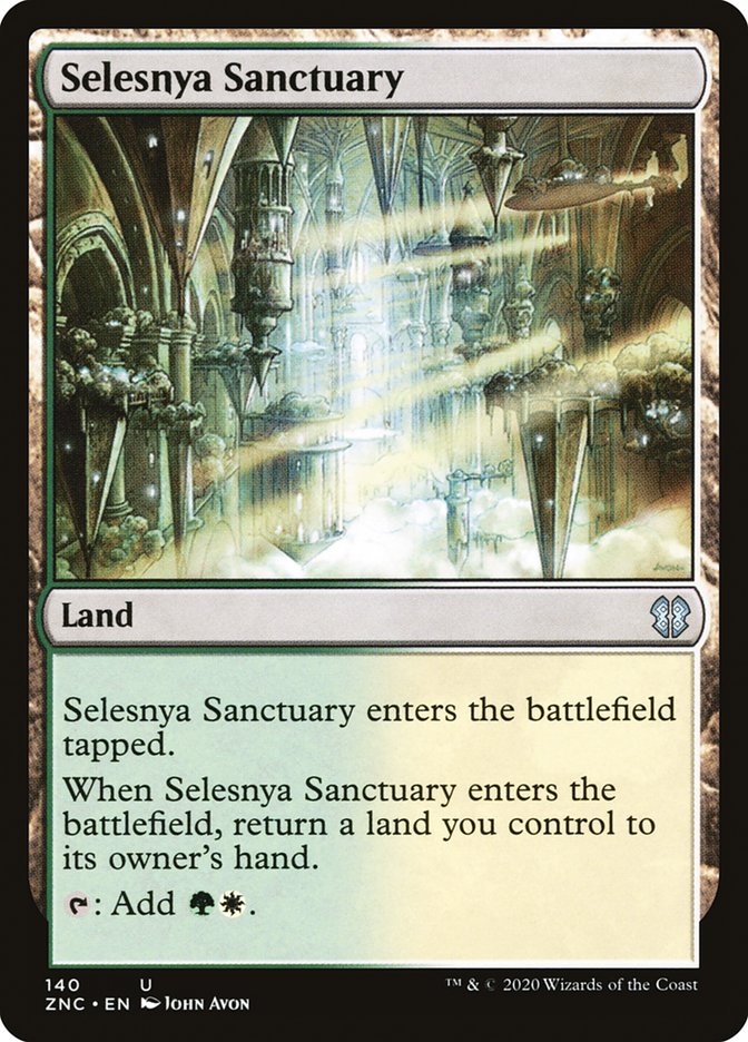 Selesnya Sanctuary [Zendikar Rising Commander] | Gamer Loot