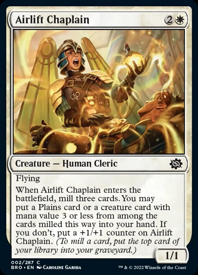 Airlift Chaplain [The Brothers' War] | Gamer Loot