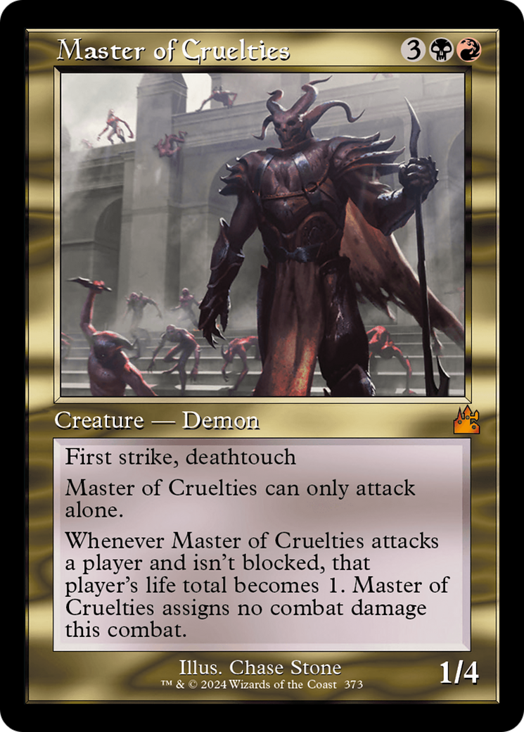 Master of Cruelties (Retro Frame) [Ravnica Remastered] | Gamer Loot