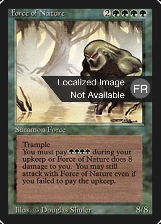 Force of Nature [Foreign Black Border] | Gamer Loot