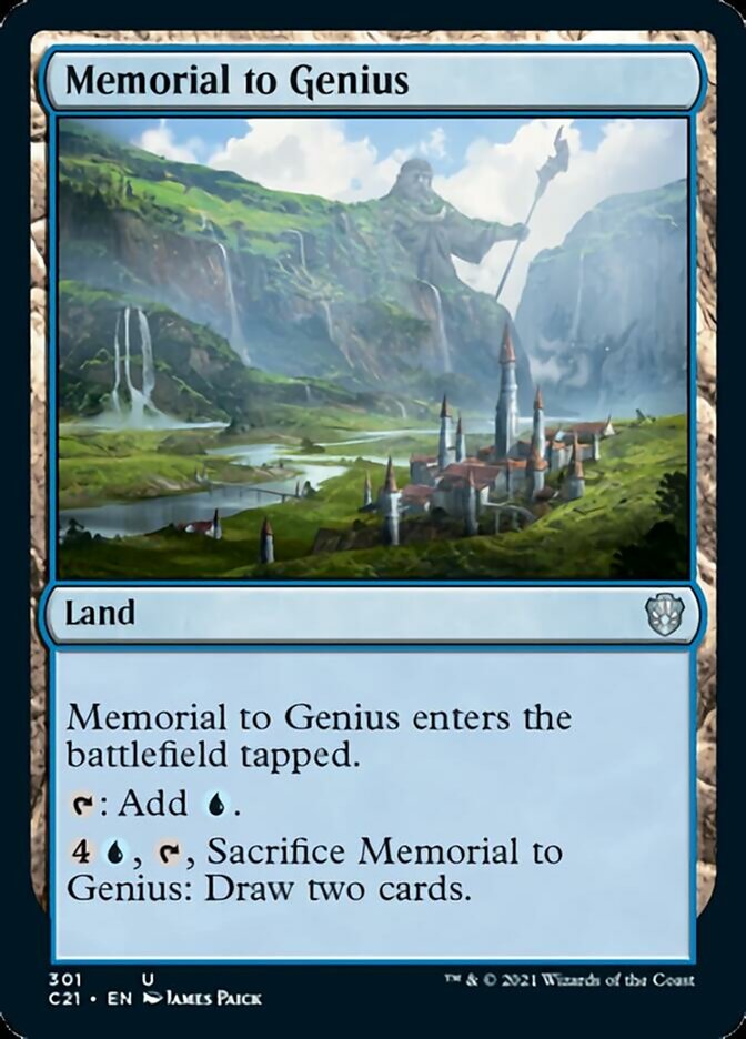 Memorial to Genius [Commander 2021] | Gamer Loot