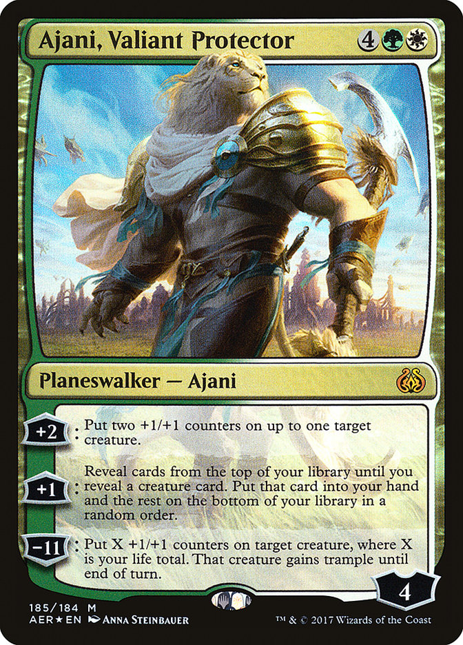 Ajani, Valiant Protector [Aether Revolt] | Gamer Loot