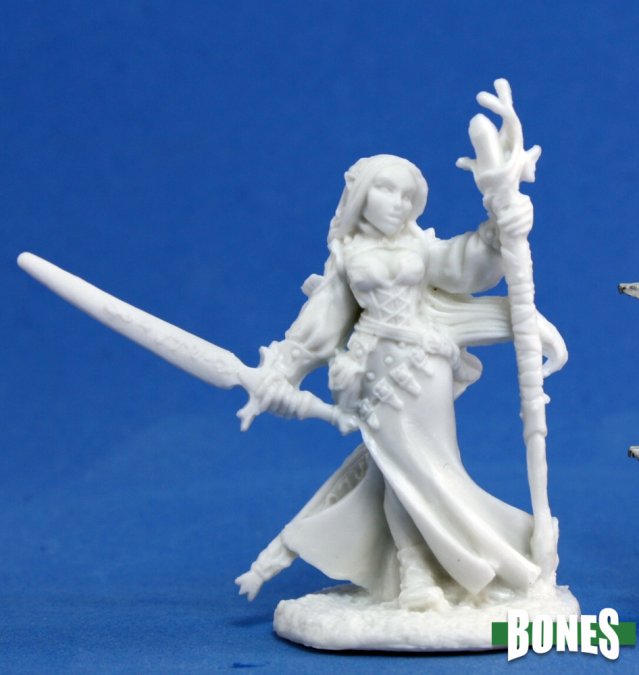 Reaper Bones Miniatures: Lysette, Elf Wizard | Gamer Loot