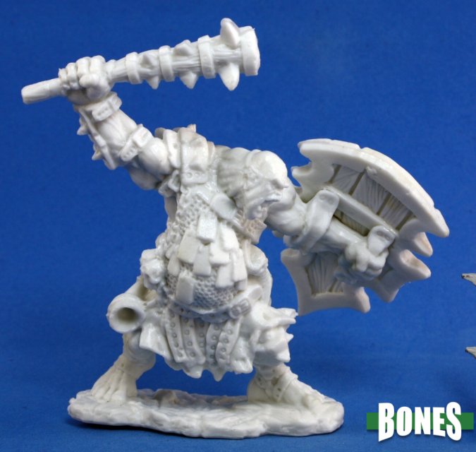 Reaper Bones Miniatures: Kagunk, Ogre Chieftain | Gamer Loot