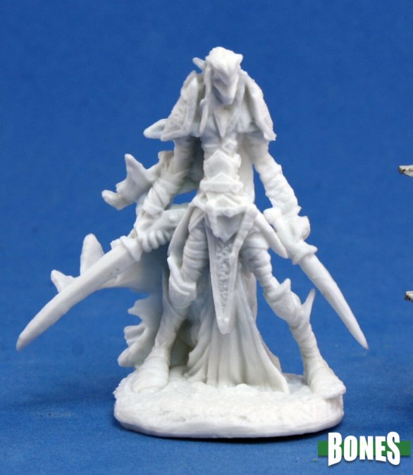 Reaper Bones Miniatures: Dark Elf Warrior | Gamer Loot