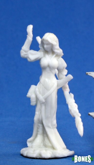 Reaper Bones Miniatures: Hyrekia, Female Elf Wizard | Gamer Loot