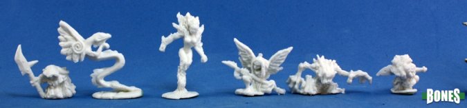 Reaper Bones Miniatures: Familiars 2 (6) | Gamer Loot