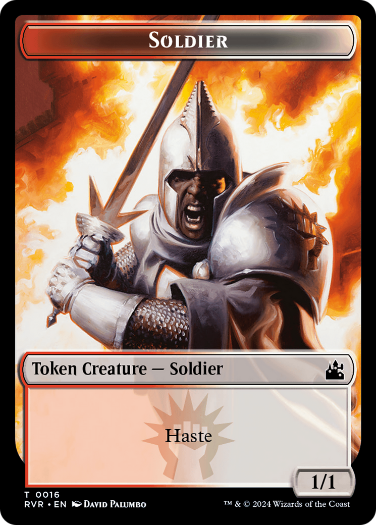 Goblin (0008) // Soldier Double-Sided Token [Ravnica Remastered Tokens] | Gamer Loot