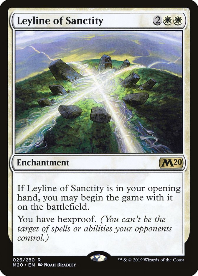 Leyline of Sanctity [Core Set 2020] | Gamer Loot