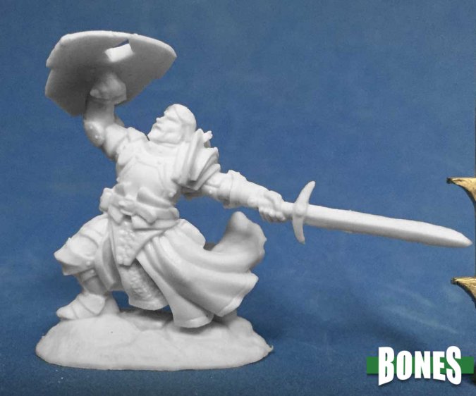 Reaper Bones Miniatures: Human Fighter | Gamer Loot