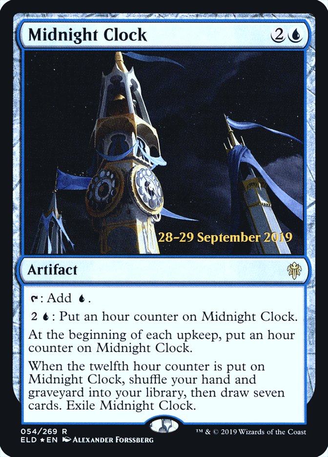 Midnight Clock  [Throne of Eldraine Prerelease Promos] | Gamer Loot