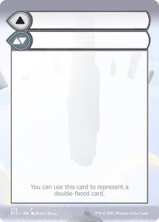 Helper Card (2/9) [Strixhaven: School of Mages Tokens] | Gamer Loot
