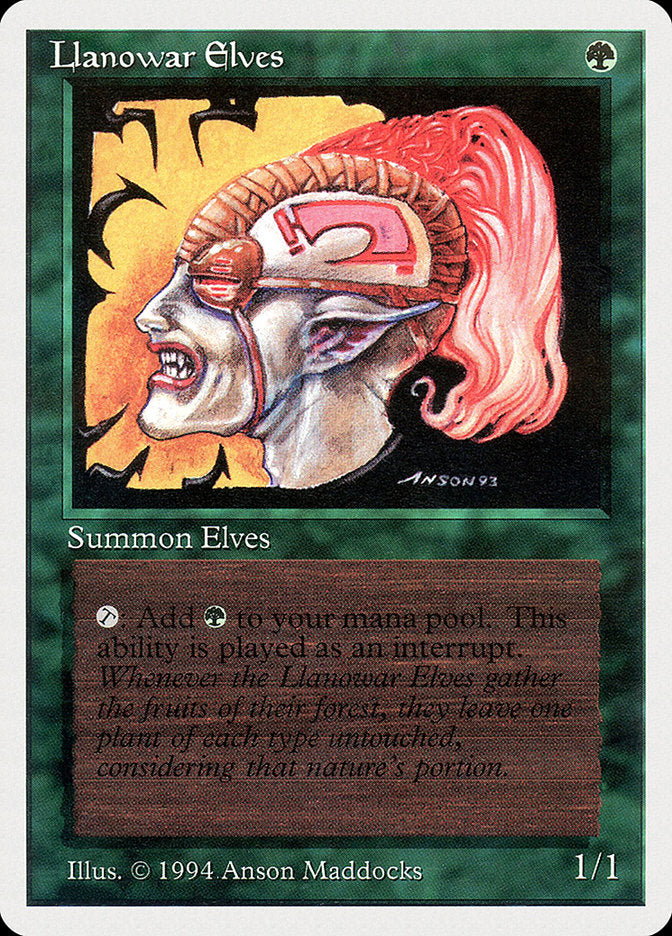 Llanowar Elves [Summer Magic / Edgar] | Gamer Loot