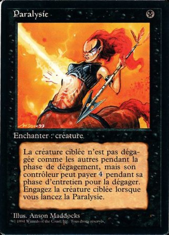 Paralyze [Foreign Black Border] | Gamer Loot