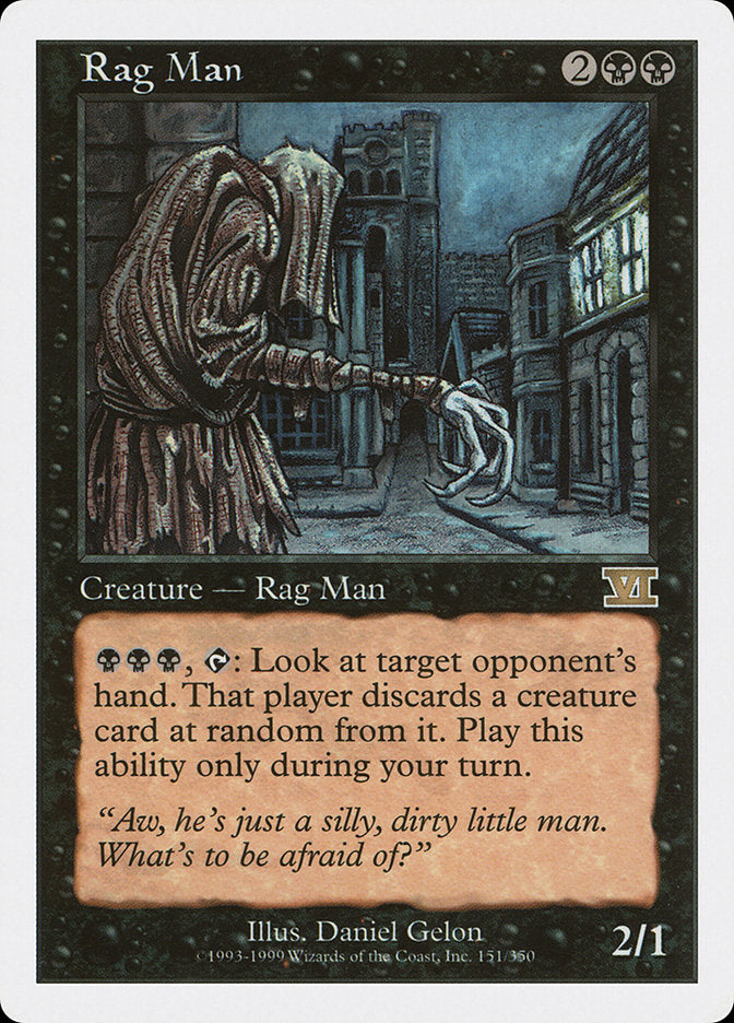 Rag Man [Classic Sixth Edition] | Gamer Loot