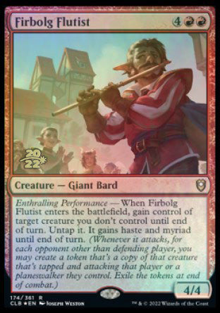 Firbolg Flutist [Commander Legends: Battle for Baldur's Gate Prerelease Promos] | Gamer Loot