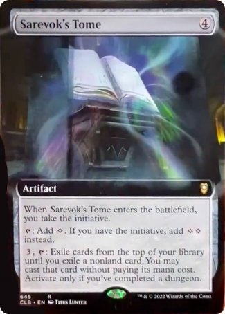 Sarevok's Tome (Extended Art) [Commander Legends: Battle for Baldur's Gate] | Gamer Loot
