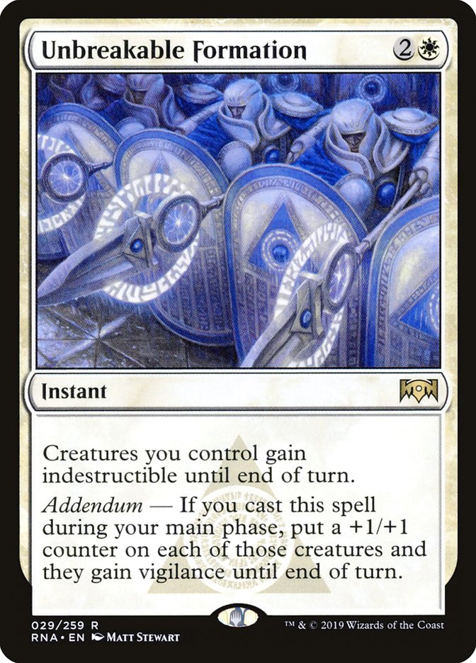 Unbreakable Formation [Ravnica Allegiance] | Gamer Loot