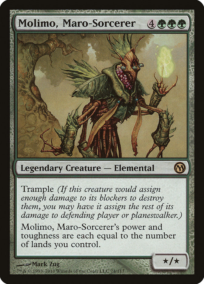 Molimo, Maro-Sorcerer [Duels of the Planeswalkers] | Gamer Loot