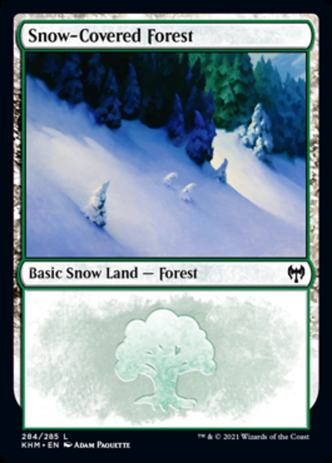Snow-Covered Forest (284) [Kaldheim] | Gamer Loot